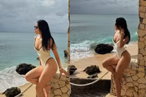 'Hot girl phòng gym' khoe đường cong siêu thực trong kỳ nghỉ dưỡng