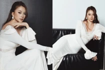 Chị gái Thiều Bảo Trâm không cần hở bạo cũng đủ khiến người đối diện nín thở