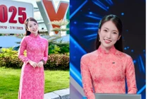 Khánh Vy gây ấn tượng với vẻ đẹp duyên dáng khi dẫn chung kết Olympia 