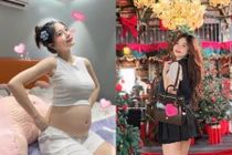 Nàng tiểu thư Sài thành thần thái rạng ngời khoe bụng bầu nhô cao