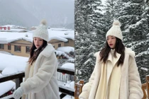 Salim xả kho loạt ảnh check-in ngôi làng tuyết đẹp như cổ tích