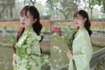 ‘Vợ quốc dân’ Chao gia nhập đường đua áo dài, nhan sắc kẹo ngọt khó rời mắt