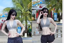 'Chị đẹp' châu tuyết vân chiêu đãi người hâm mộ bộ ảnh 'khoe body' cực cháy