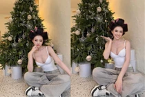 Tammy 'xả vai' dancer, khoe vẻ đẹp gợi cảm trong bộ ảnh Noel sớm