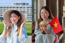 Nữ phi công diện áo dài truyền thống, đốn tim với vẻ ngoài ngọt ngào