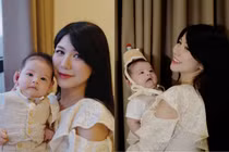 Hot girl đời đầu An Japan đón sinh nhật bên con trai đầu lòng