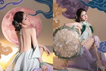 Tiktoker Hà Môi visual 'thần tiên tỷ tỷ' đón Trung thu