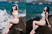 Chạy đua xả ảnh hè, "hot girl Tây Bắc" khiến fan không thể rời mắt