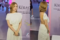 Xoài Non gây bất ngờ khi xuất hiện với thân hình “phát tướng” tại sự kiện