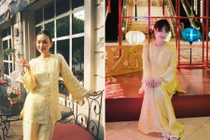 Hot girl Việt lăng xê mốt áo bà ba cho Tết 2026 nổi bật