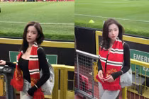 Danh tính fan nữ MU xinh đẹp khiến fan 'Quỷ đỏ' xôn xao