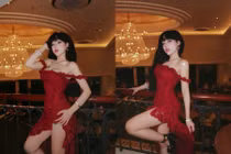 Hot girl Bảo Khuyên Susan giao diện váy đỏ ma mị, cuốn hút