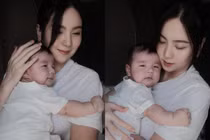 MC Mai Ngọc đăng tải khoảnh khắc ngọt ngào bên con đầu lòng