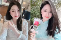 Cô giáo Hà thành từng nổi đình đám dịu dàng với tà áo dài trong ngày Nhà giáo