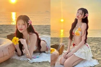 Ngắm loạt ảnh đi biển gây thương nhớ của hot girl Sài thành