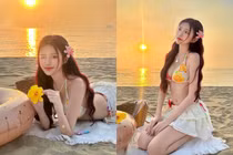 Ngắm loạt ảnh đi biển gây thương nhớ của hot girl Sài thành