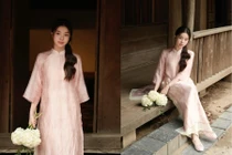 Gái xinh Trịnh Hà Vi ‘đốn tim’ với giao diện nàng thơ trong tà áo dài