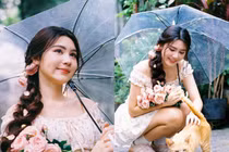 Hạt Dẻ nhà MC Quyền Linh gây thương nhớ với bộ ảnh nàng thơ mùa thu ngọt ngào