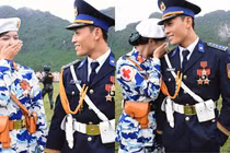 Chuyện tình của "cô bộ đội chân dài" và anh cảnh sát biển viral mạng xã hội