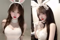 Hot girl hóa thân thành 'cô thỏ' với gương mặt ngây thơ, thân hình nóng bỏng