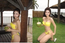 'Hot girl gen Z' chiêu đãi fan loạt ảnh bikini nóng bỏng
