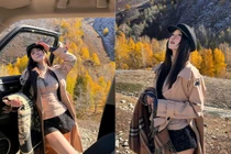 Ngắm Tiktoker Wyn Anh đẹp như tranh vẽ ở thảo nguyên Altay