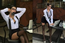 Danh tính cô thư ký chân dài khiến netizen nhìn không rời mắt