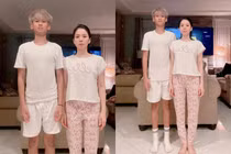 Con trai Lệ Quyên cao vượt mẹ nửa đầu, gương mặt điển trai