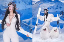 Tiktoker Quỳnh Như chào đông với bộ ảnh trượt tuyết cuốn hút