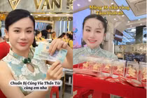 ‘Ái nữ tiệm vàng lớn nhất nhì miền Tây’ tất bật ngày vía Thần Tài