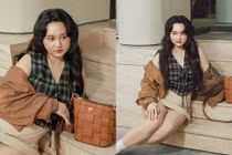 Trúc Anh 'Mắt Biếc' với phong cách retro hiện đại trên phố