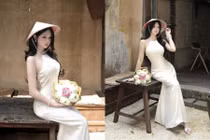 'Hot girl Instagram' gây thương nhớ với tà váy yếm thanh thoát