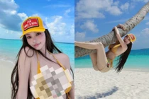 Danh tính mỹ nhân với bức ảnh ‘đu cây dừa’ viral mạng xã hội