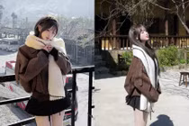 Hot girl Instagram hóa 'nàng thơ' giữa ngôi làng cổ tích Lô Lô Chải