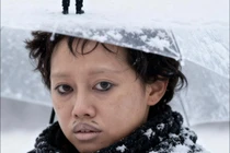 Đu trend đi ngắm tuyết, Tiktoker Việt Phương Thoa khiến fan 'hết hồn'