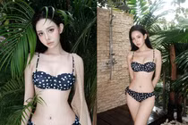 Hot girl gen Z "gây nghiện" với loạt outfit khi du lịch Bali