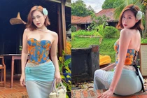Tiktoker Việt Phương Thoa khoe dáng "đẹp từng centimet"