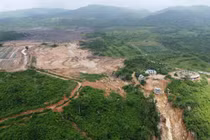 Cận cảnh hồ chứa nước tạo ra lũ quét ở Lâm Đồng