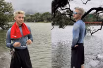 Sơn Tùng M-TP 'đánh úp' fan với loạt khoảnh khắc chạy bộ ở Hồ Gươm