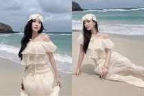 Mẫu ảnh Nghệ An hóa nàng thơ trên biển khiến fan không thể rời mắt