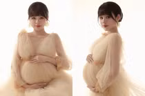 'Hot girl trứng rán' khoe nhan sắc bầu tăng 15kg vẫn mảnh mai, thanh thoát