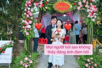 Ảnh đám hỏi như xuyên không về năm 2000 viral mạng xã hội