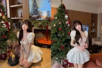 Netizen 'thả tim mỏi tay' với loạt ảnh đón Noel của Titkoker đình đám Wyn Anh