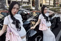 Sắp vỡ chum, con gái Minh Nhựa vẫn chăm chỉ lên đồ ấn tượng