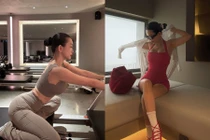 Sĩ Thanh 'đốt mắt' với loạt ảnh phòng tập gợi cảm