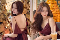 'Hot girl ảnh thẻ' đốn tim với màn khoe lưng trần gợi cảm