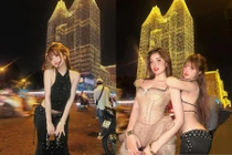 Hot girl ăn mặc táo bạo chụp ảnh bên nhà thờ Đức Bà gây tranh cãi