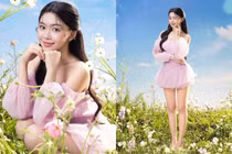 Con gái Quyền Linh ngày càng "trổ sắc" như nàng thơ cổ tích