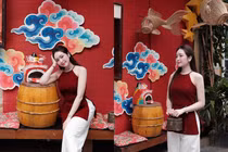 Đắm chìm trong sắc màu Trung thu cùng hot girl Hà thành Lê Phương Anh
