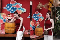 Đắm chìm trong sắc màu Trung thu cùng hot girl Hà thành Lê Phương Anh